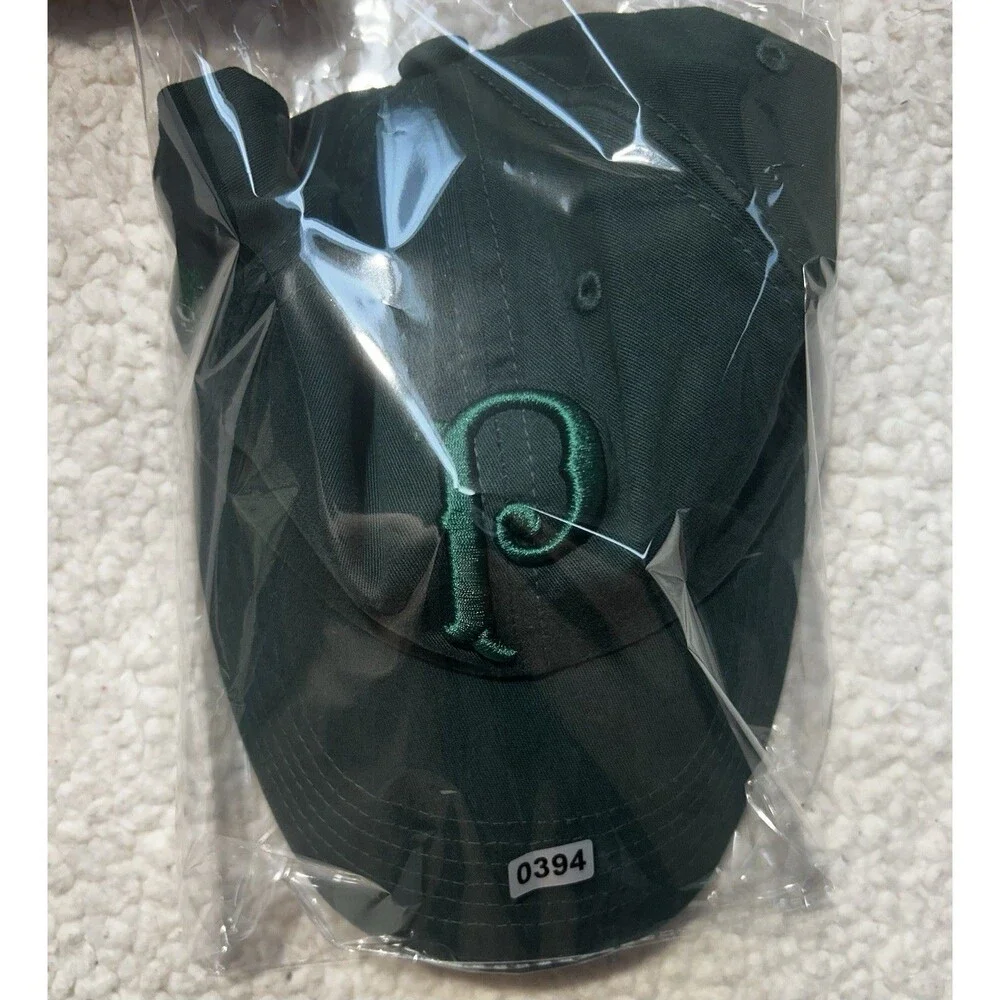 Palmeiras Brazil Soccer Mens Green Dad Hat Cap Supercap Retro P Logo Strapback